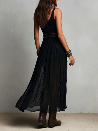 Feline™ | Stijlvolle Transparante Rok Set