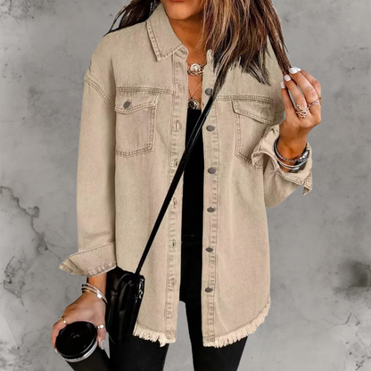 Kian™ | Casual Denim Jas Met Knopen