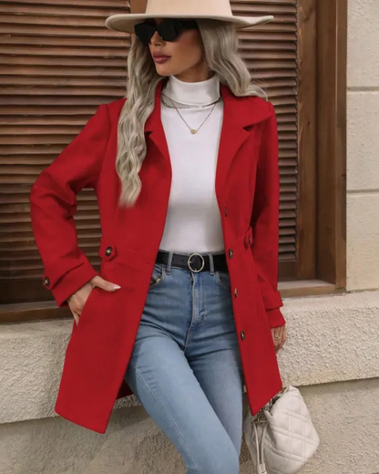 Elena™ | Elegante Getailleerde Manteljas