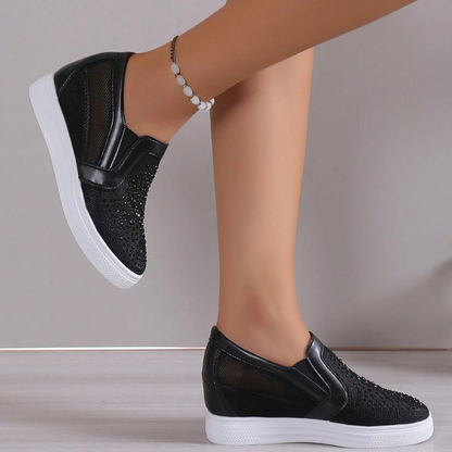 Nadja™ | Modieuze Kristallen Sneakers voor Dames