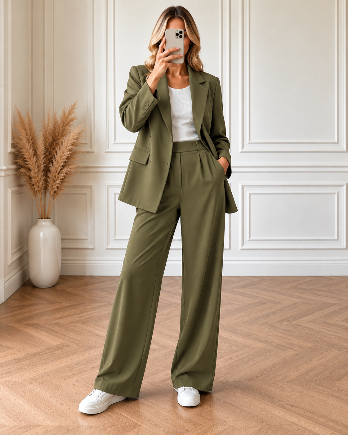 Elva™ | Elegant Driedelig Damespak