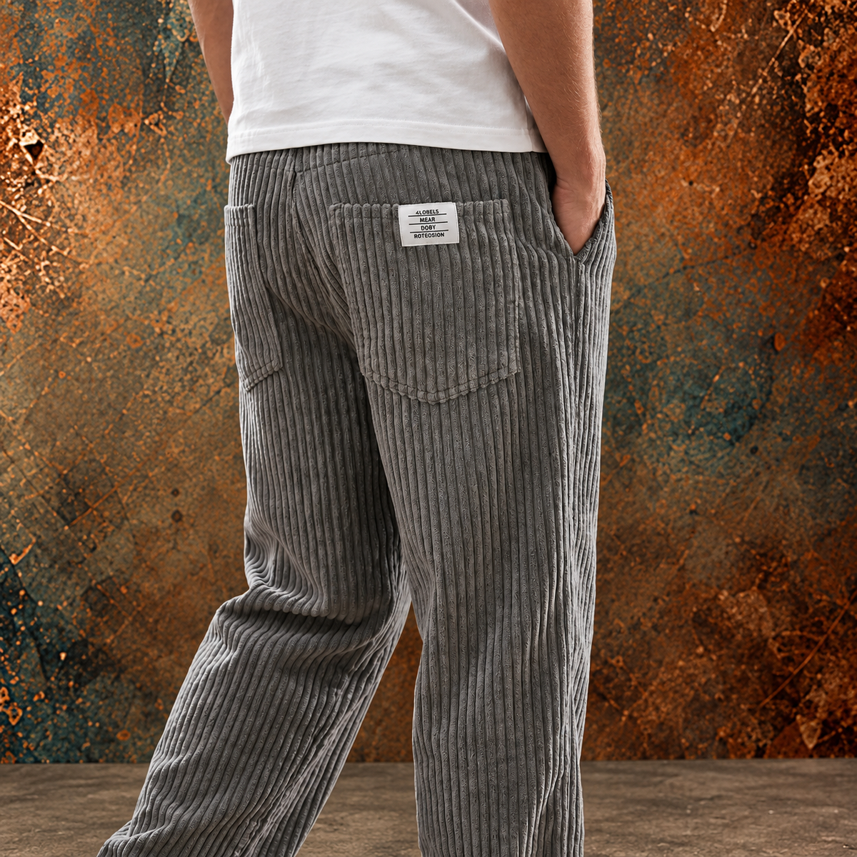 Joris™ | Comfortabele Ribfluwelen Broek met Elastische Taille
