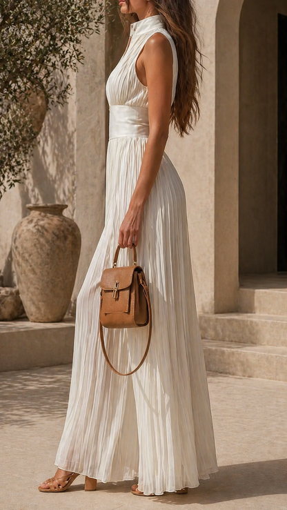 Vanya™ | Elegante Geplooide Jumpsuit