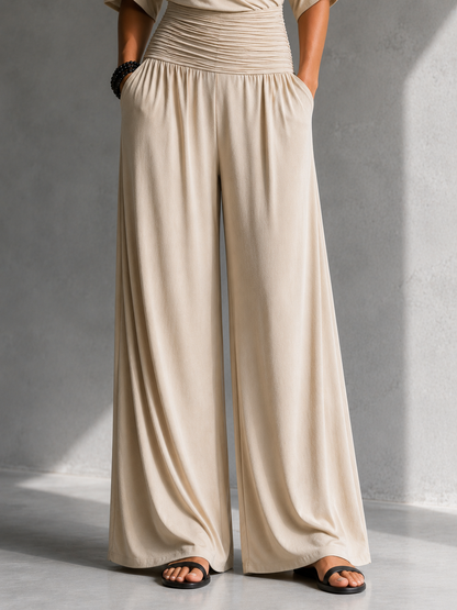 Marleen™ | Elegante Jumpsuit Met Wijde Pijpen 5