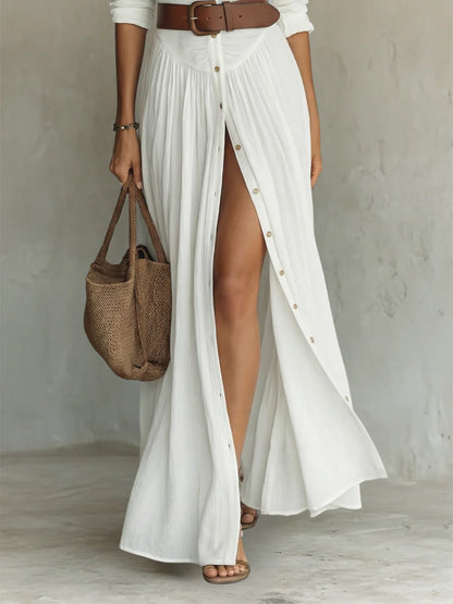 Lena™ | Stijlvolle Maxi Jurk Met Riem