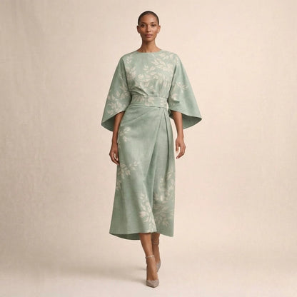 Alma™ | Elegante Midi Jurk
