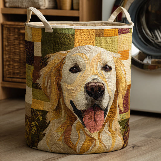 ZONNIG | GELUKKIGE GOUDE RETRIEVER HANDGEMAAKTE WASMAND
