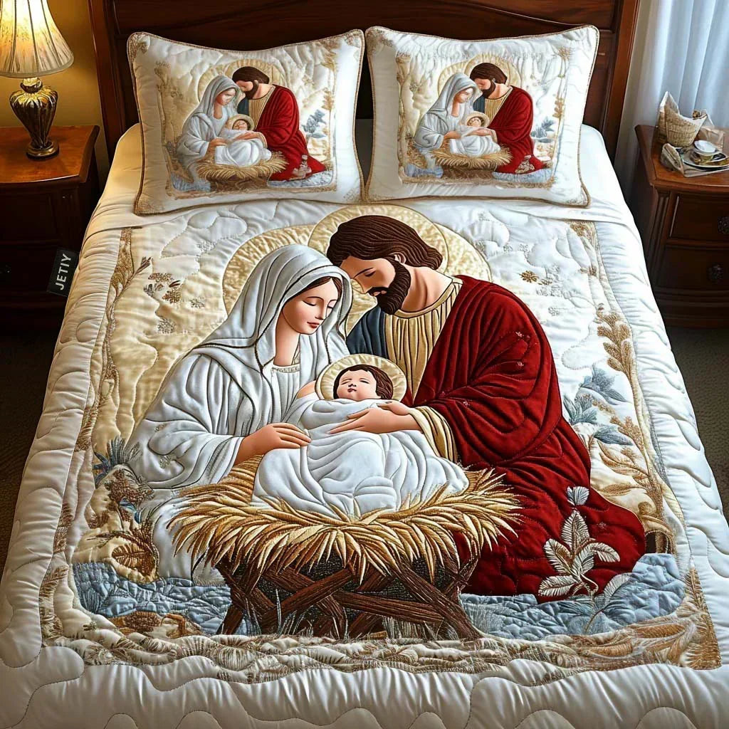 Matelassende Bedset 3 Delen – Magie van de Kerstman