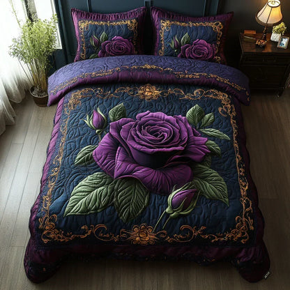 Matras Dekbedovertrek Set van 3 Stukken – Violette Roze