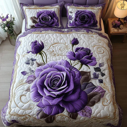 Matras Dekbedovertrek Set van 3 Stukken – Violette Roze