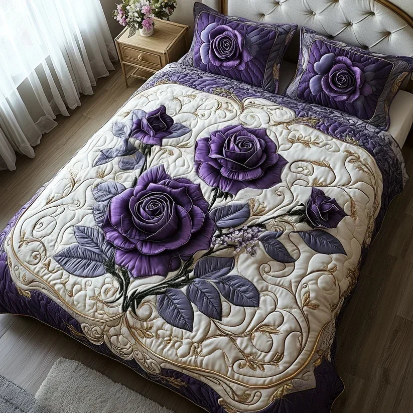 Matras Dekbedovertrek Set van 3 Stukken – Violette Roze