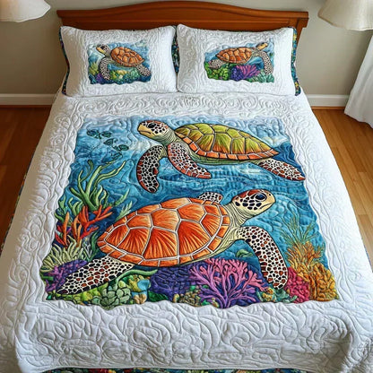 3-delige Matras Set – Zeeschildpadden