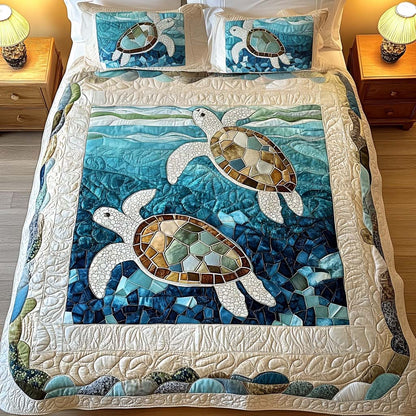 3-delige Matras Set – Zeeschildpadden