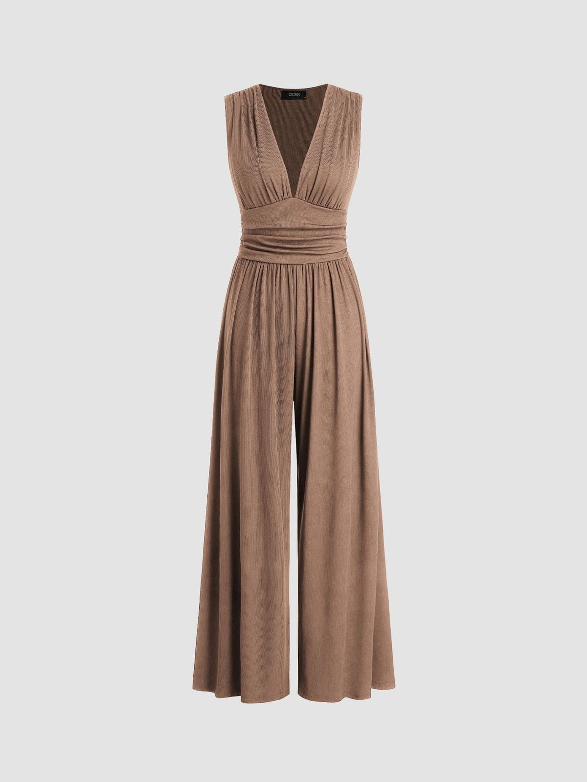 Fleur | Gestreepte Mouwloze Jumpsuit