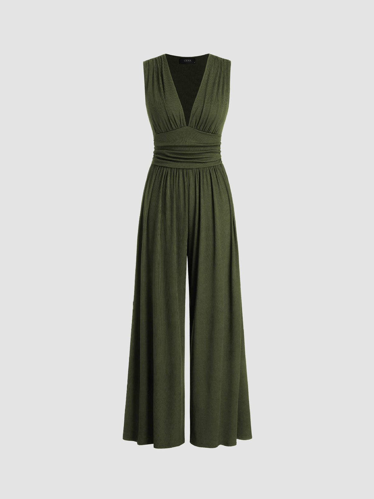 Fleur | Gestreepte Mouwloze Jumpsuit