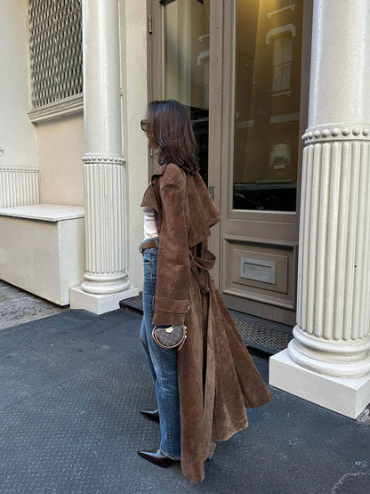 Frejas Suède Trenchcoat™ | Imitatie-suède
