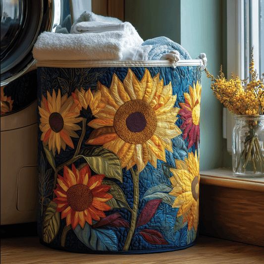 ZONNIG | ZONNESCHIJN BLOEMEN HANDGEMAAKTE WASMAND