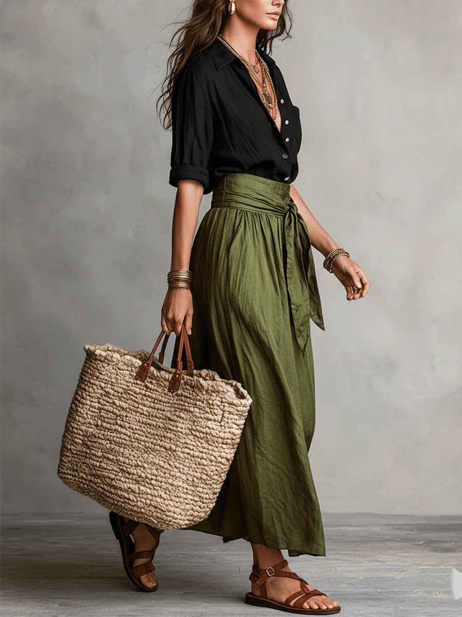Liora™ | Elegante Blouse En Rok Set