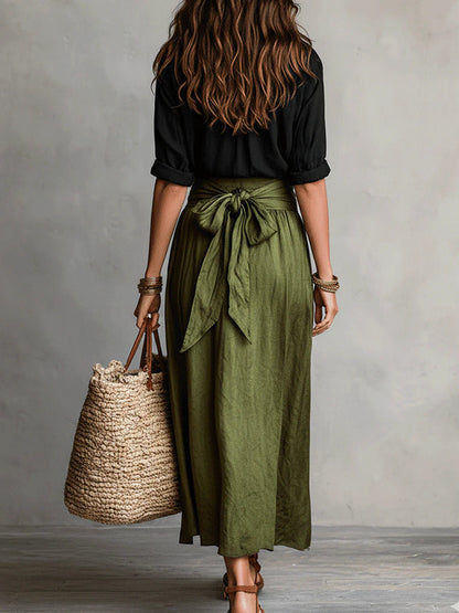 Liora™ | Elegante Blouse En Rok Set