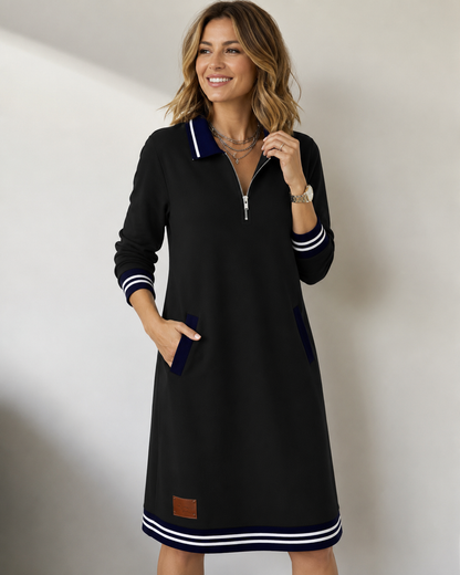 Elina™ | Buikbedekkende Polojurk Met Rits