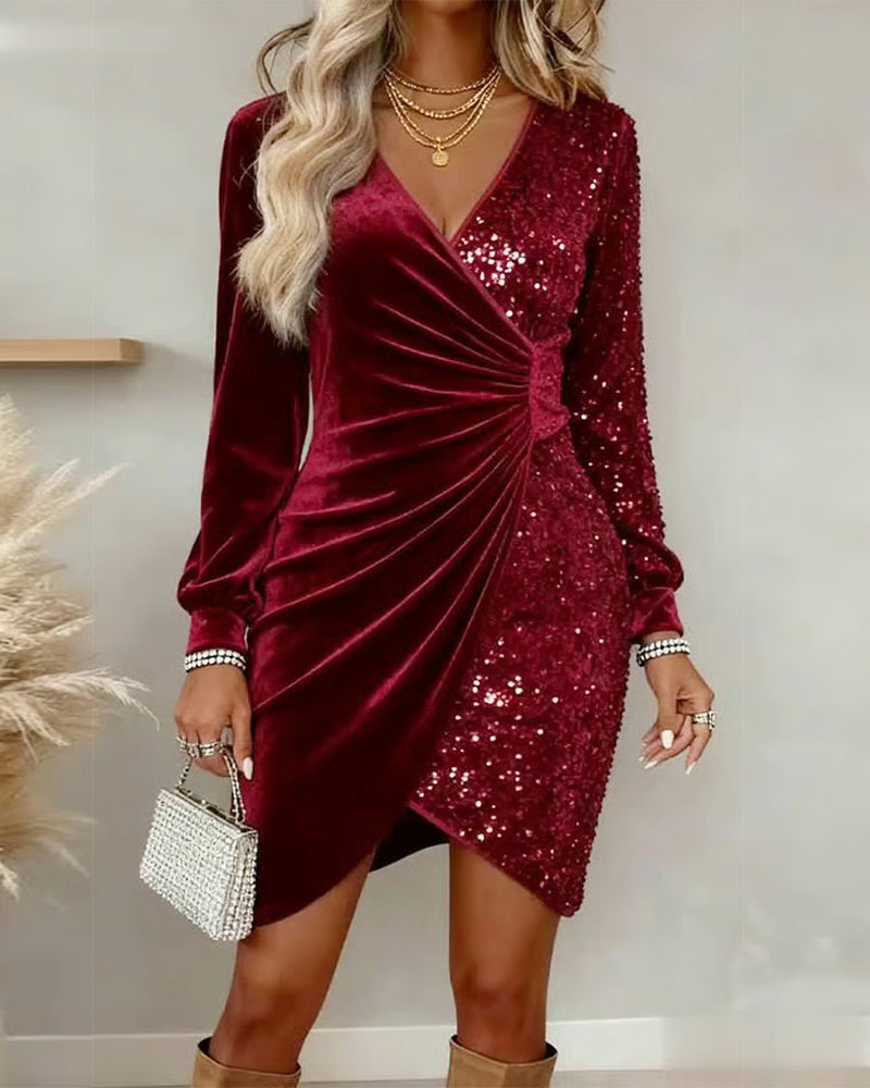 Vani™ | Elegante Pailletten Party Jurk