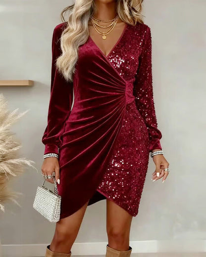 Vani™ | Elegante Pailletten Party Jurk