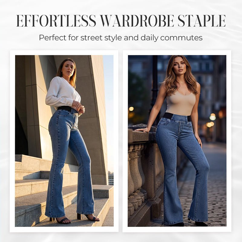 Tara Test ™ | Moderne stretch flare jeans