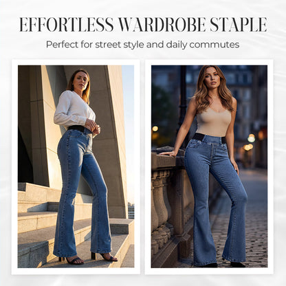 Tara Test ™ | Moderne stretch flare jeans