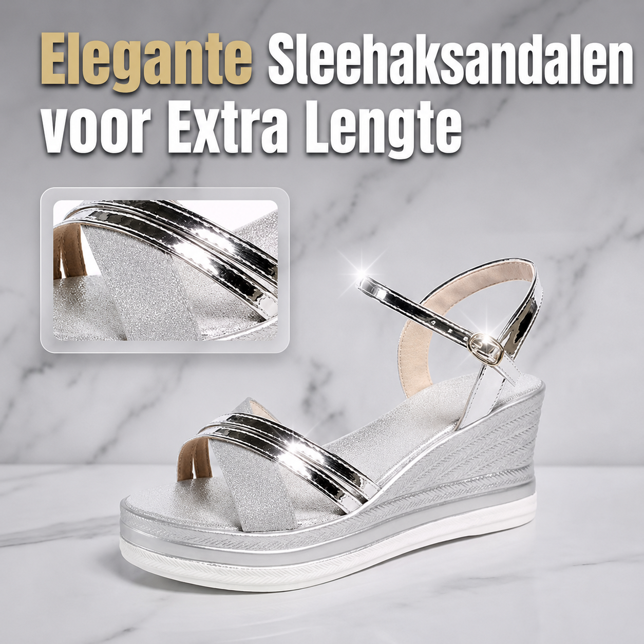 Bianca™ | Comfortabele Orthopedische Sleehaksandalen