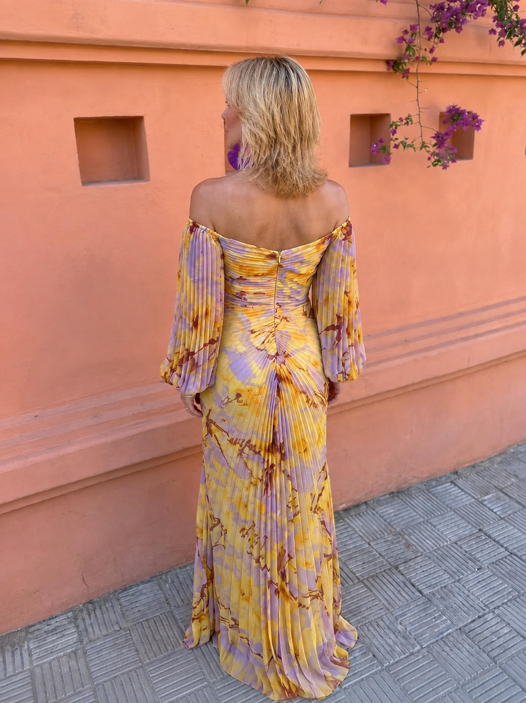 Lora™ | Gebloemde Buikcamouflerende Maxi Jurk