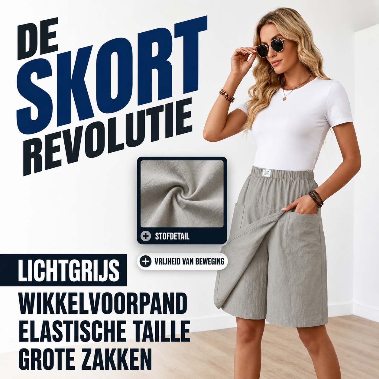 Britt™ | Elastisch Rokje met broekje
