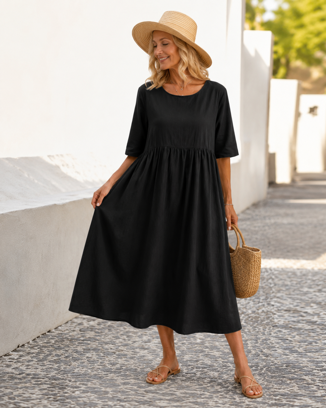 Lina™ | Buikcamouflerende Comfort Jurk