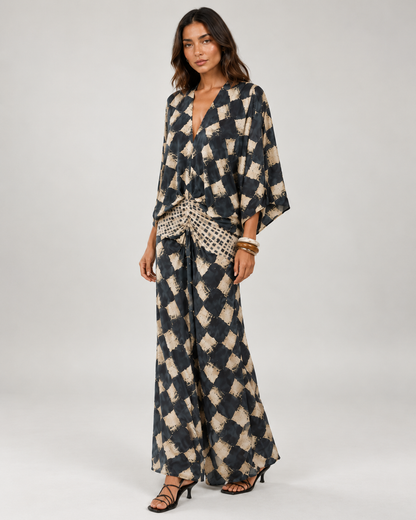Renske™ | Elegante Set Met Print