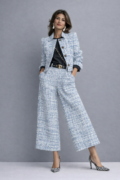 Zyra™ | Elegante Tweedelige Tweed Set 3