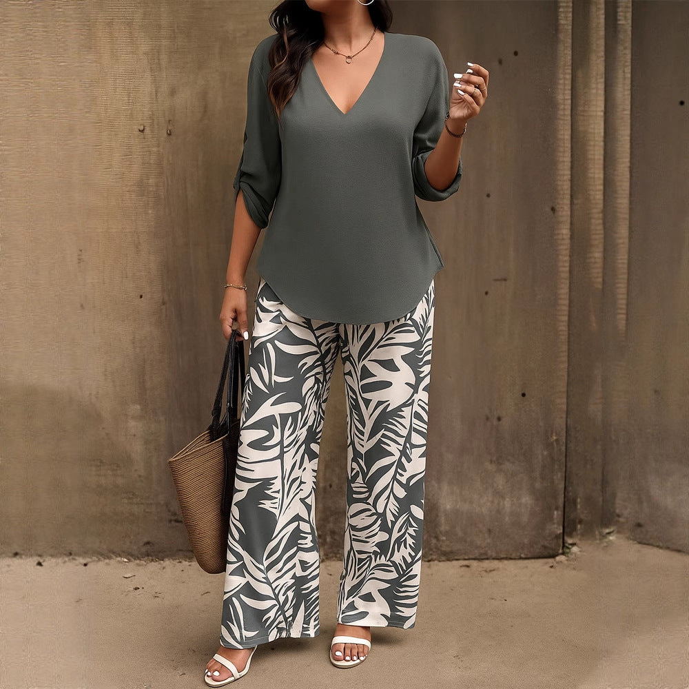 Marielle™ | Elegante Set Met Bladprint