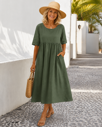 Lina™ | Buikcamouflerende Comfort Jurk