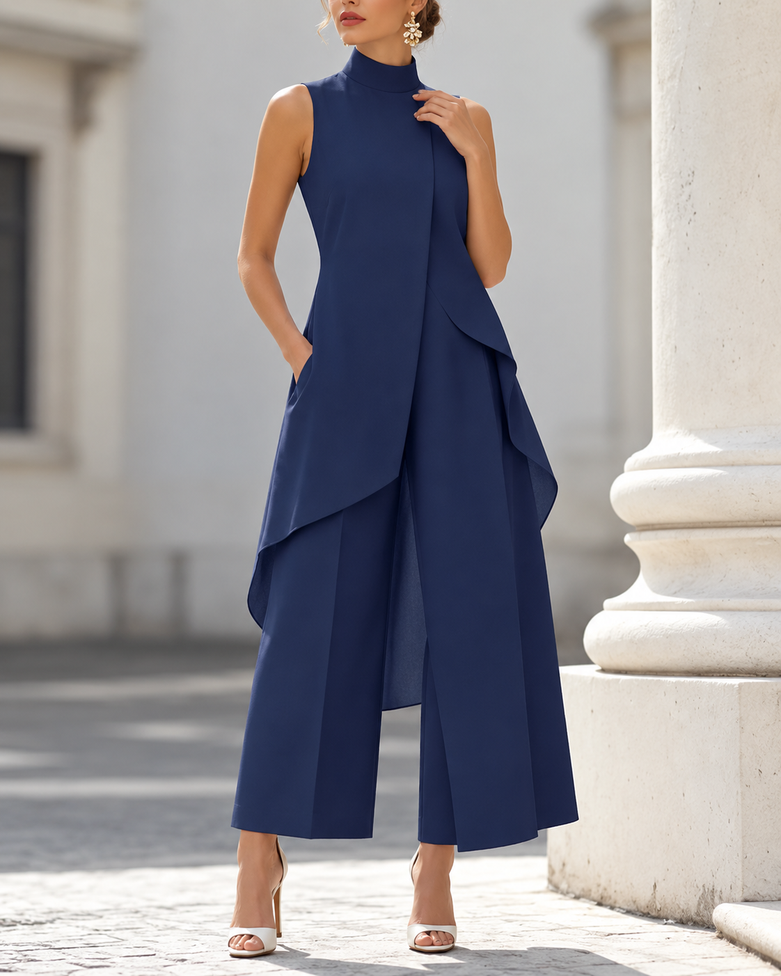 Mae™ | Elegante Mouwloze Tweedelige Set