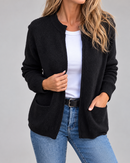 Merel™ | Warm Gebreid Vest met Zakken