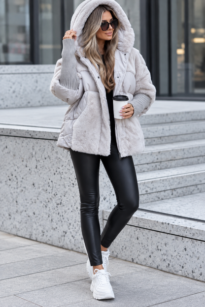 Isabelle™ | Warme Jas met Capuchon