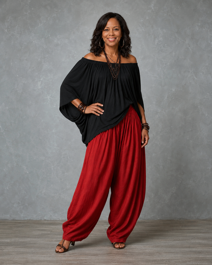 Maïlys™ | Relaxte Off-Shoulder 2-Delige Set