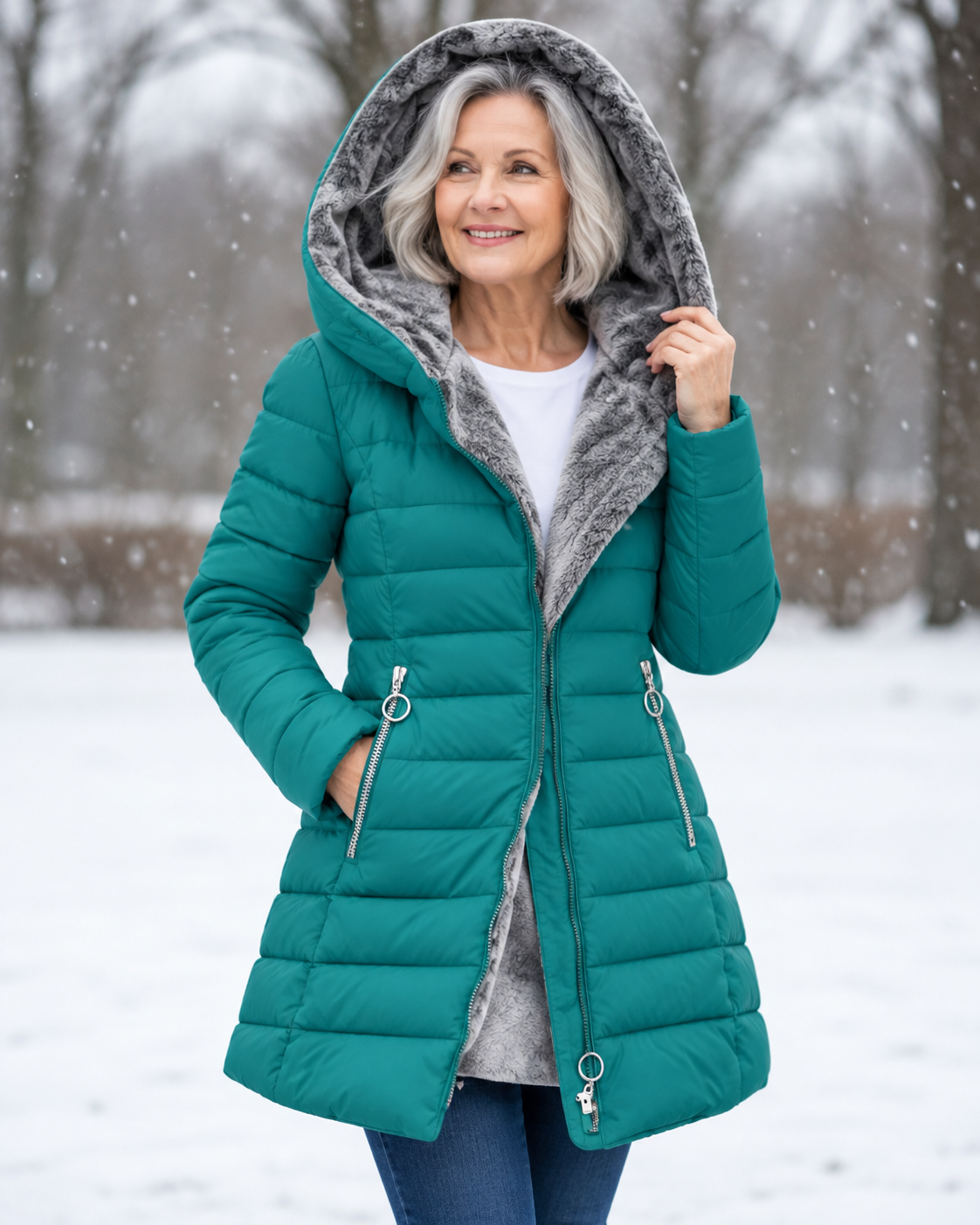 Marga™ | Warme Gewatteerde Winterjas Met Capuchon