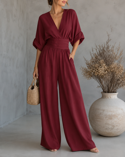Noémie™ | Elegante Wikkel Jumpsuit