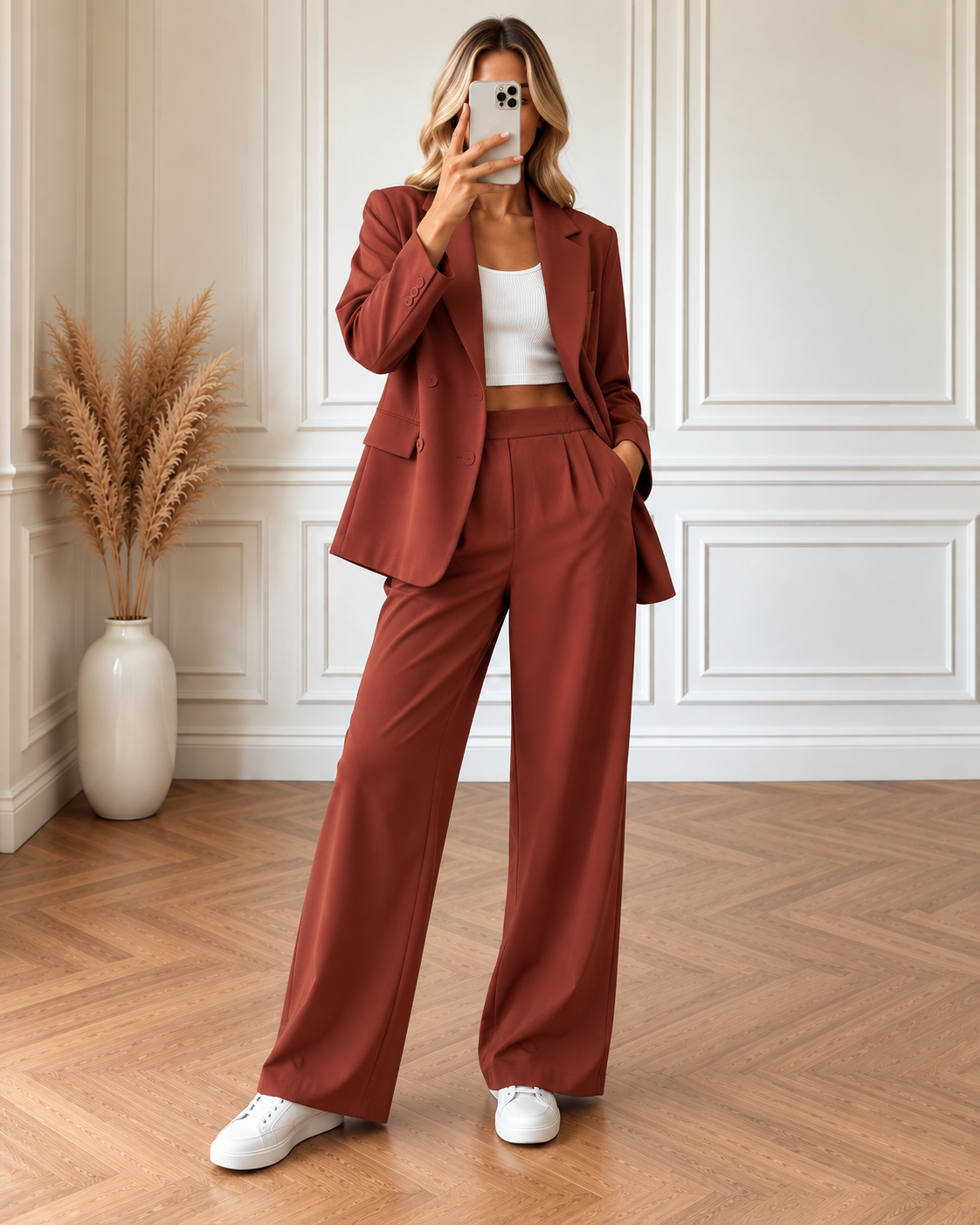 Elva™ | Elegant Driedelig Damespak