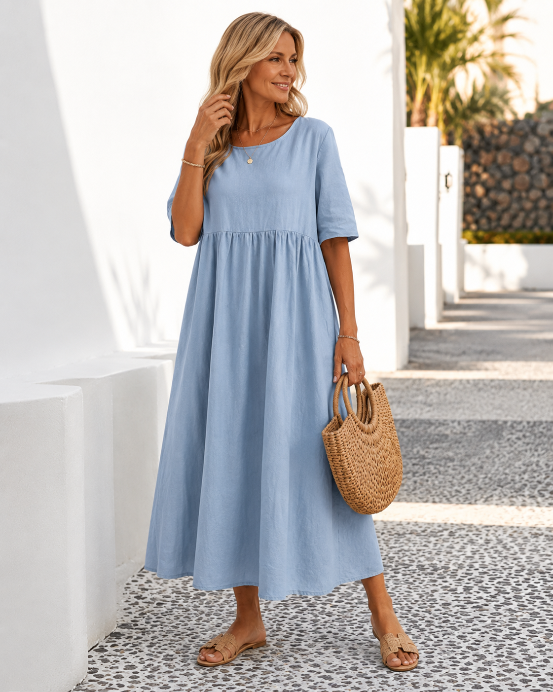 Lina™ | Buikcamouflerende Comfort Jurk