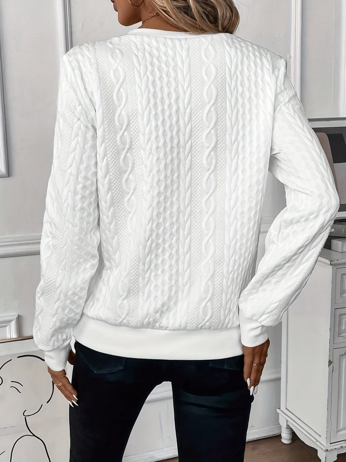 Julia™ | Elegante stijlvolle gebreide trui met rits (1+1 gratis) 2