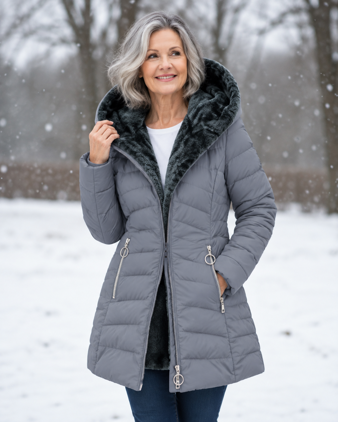 Marga™ | Warme Gewatteerde Winterjas Met Capuchon
