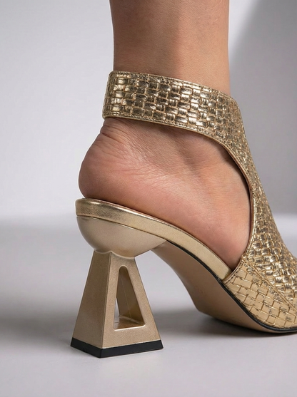 Vittoria™ | Gevlochten Sandalen Met Hak