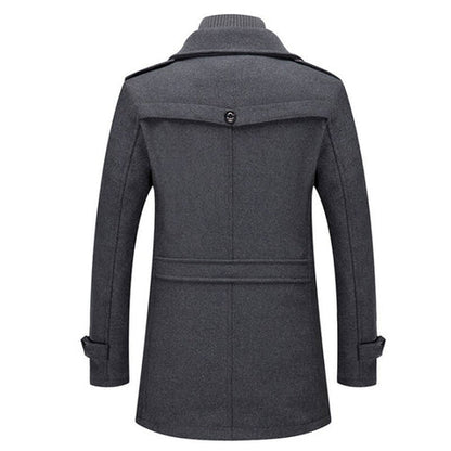 Bruno™ | Elegante Winterjas Met Rits & Knopen
