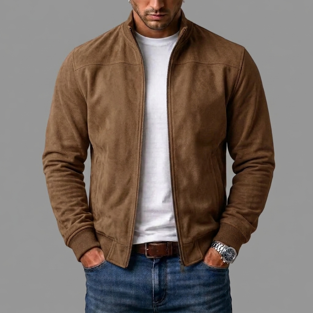 Daan™ | Klassiek Suèdelook Bomberjack 5