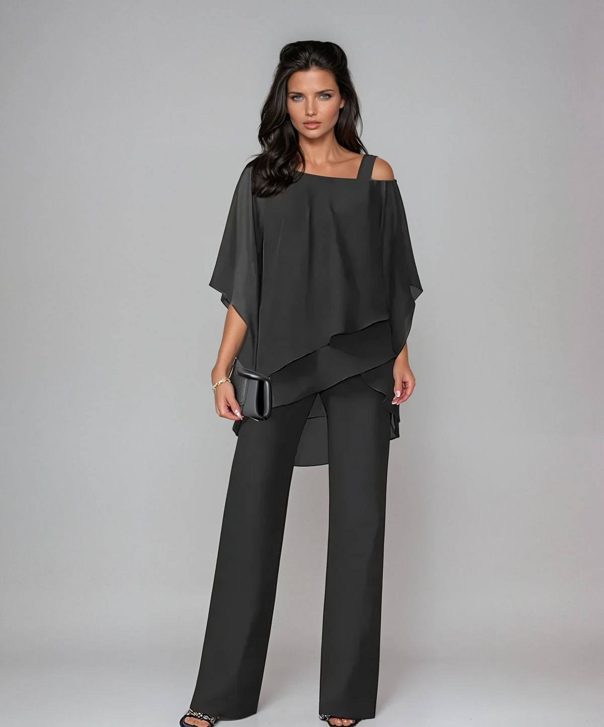 Elize™ | Elegante Tweedelige Set Met Wijde Broek 2